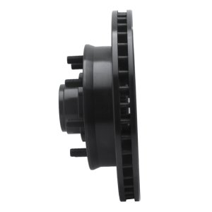 Chevrolet G30 Brake Rotor (1) - Front Left - R1 Concepts - Drilled & Slotted - Black - `92-`02